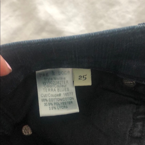 Rag and Bone Distressed Skinny Jeans - Picture 9 of 9